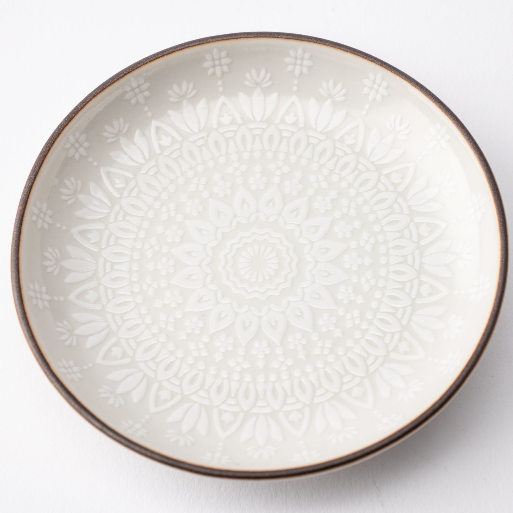 Hachi - Kutani Mandala Sauce Plate - MUSUBI KILN - Quality Japanese Tableware and Gift