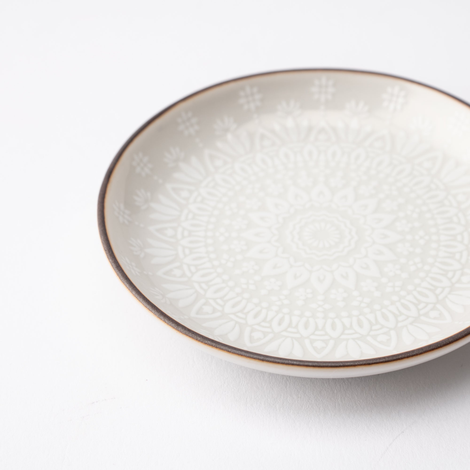 Hachi - Kutani Mandala Sauce Plate - MUSUBI KILN - Quality Japanese Tableware and Gift