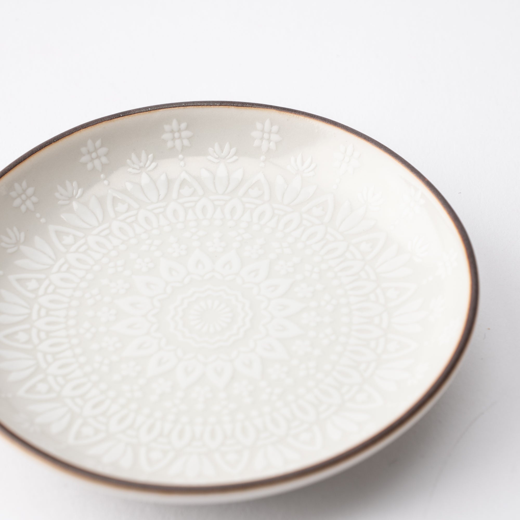 Hachi - Kutani Mandala Sauce Plate - MUSUBI KILN - Quality Japanese Tableware and Gift