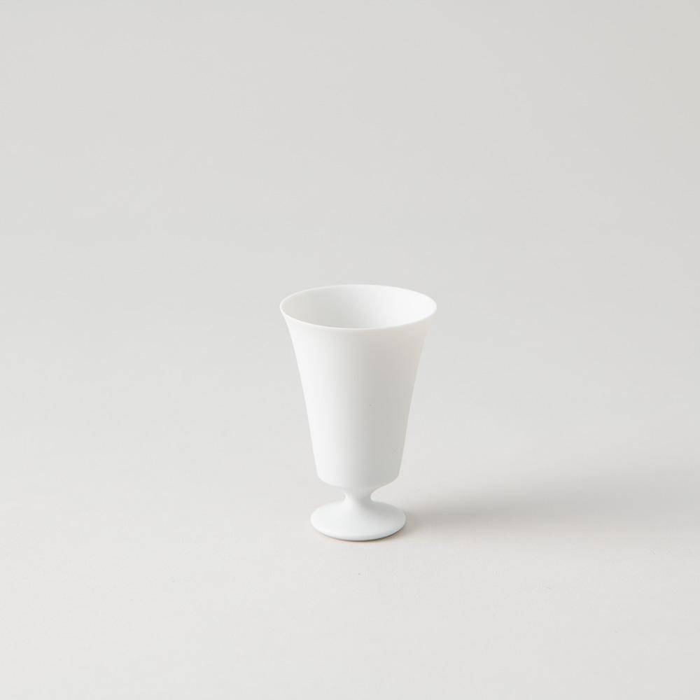 Hanasaka Blanc En Kutani Tall Sake Cup - MUSUBI KILN - Quality Japanese Tableware and Gift