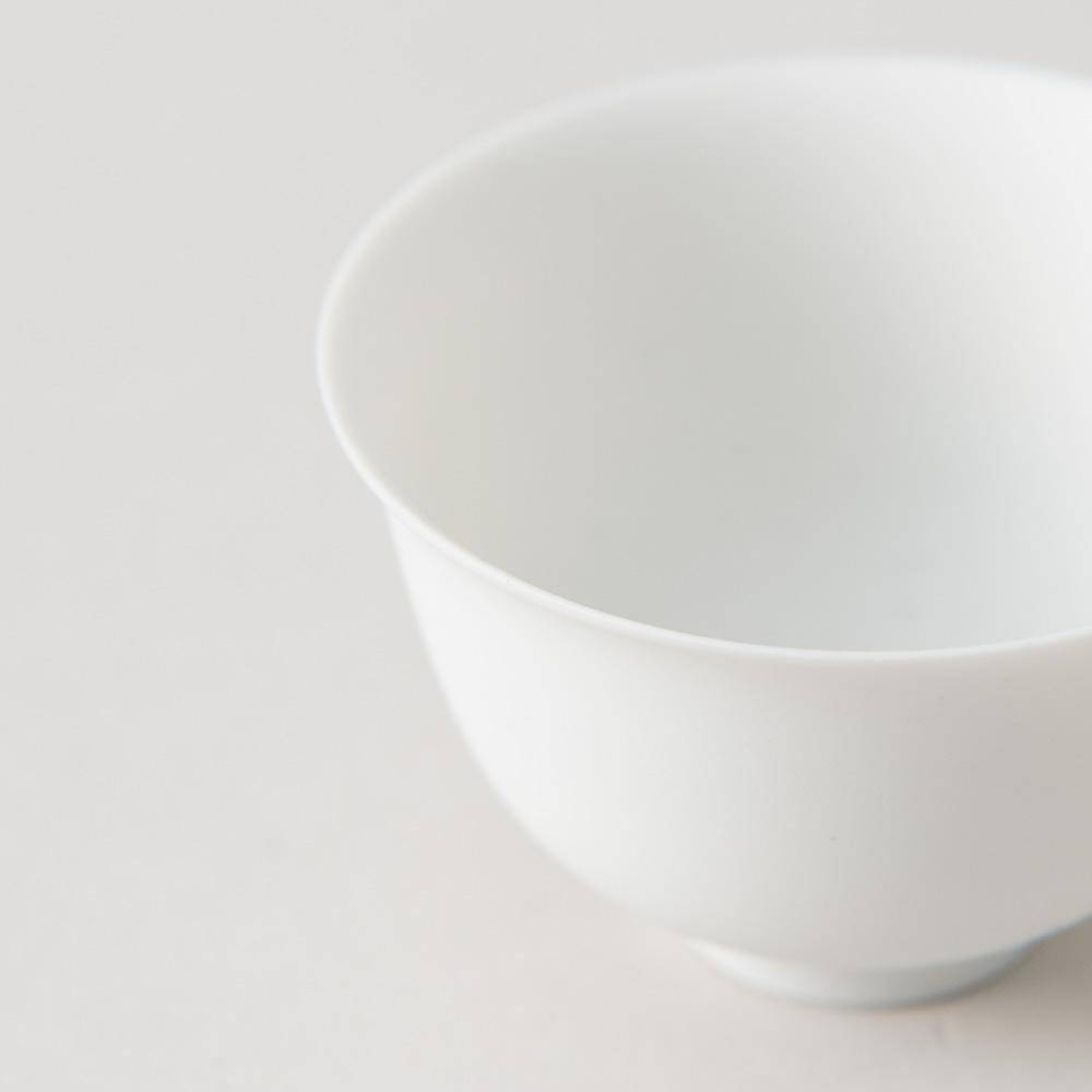 Hanasaka Blanc Rin Kutani Ochoko Sake Cup - MUSUBI KILN - Quality Japanese Tableware and Gift