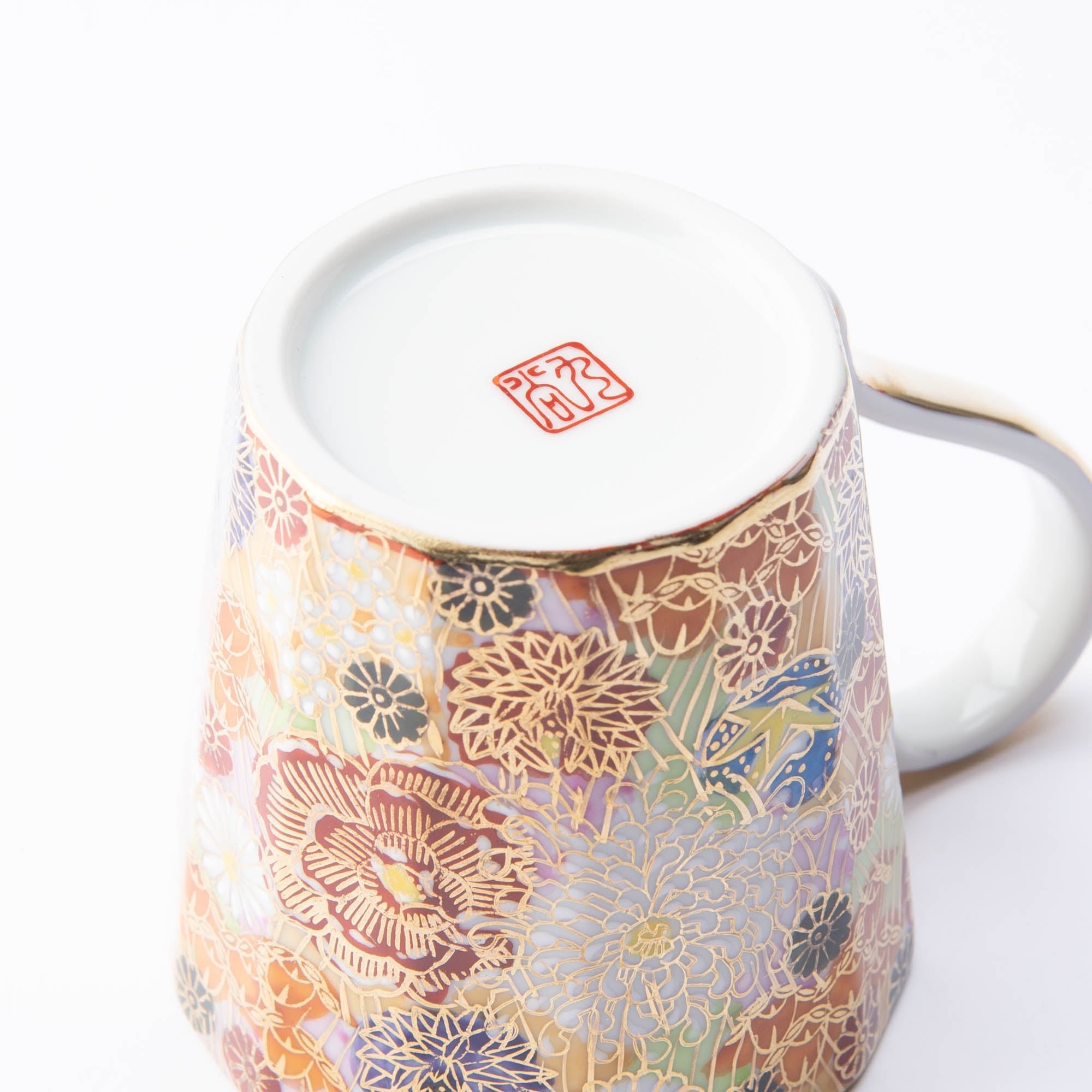 Hanazume Kutani Mug - MUSUBI KILN - Quality Japanese Tableware and Gift