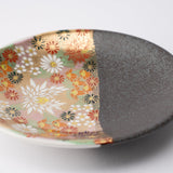 Hanazume Kutani Sauce Plate Set - MUSUBI KILN - Quality Japanese Tableware and Gift