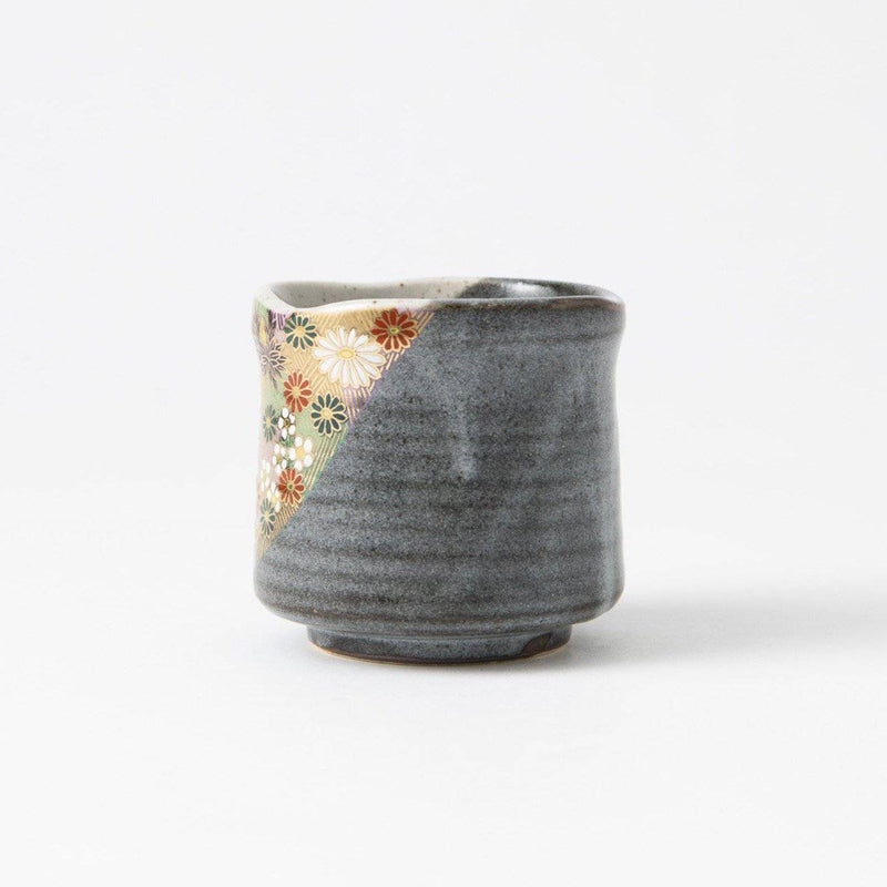 Hanazume Kutani Yunomi Japanese Teacup - MUSUBI KILN - Quality Japanese Tableware and Gift