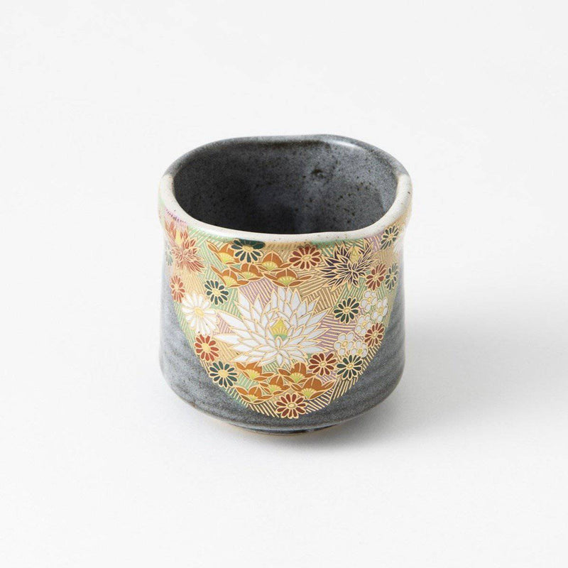 Hanazume Kutani Yunomi Japanese Teacup - MUSUBI KILN - Quality Japanese Tableware and Gift