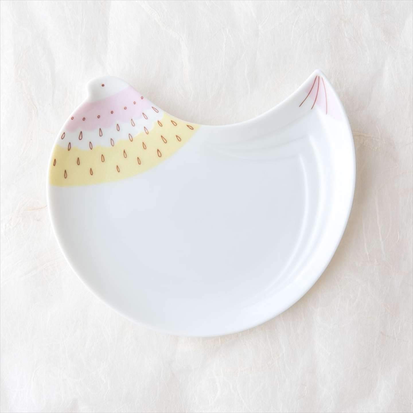 Harekutani Bird Round Plate - MUSUBI KILN - Quality Japanese Tableware and Gift