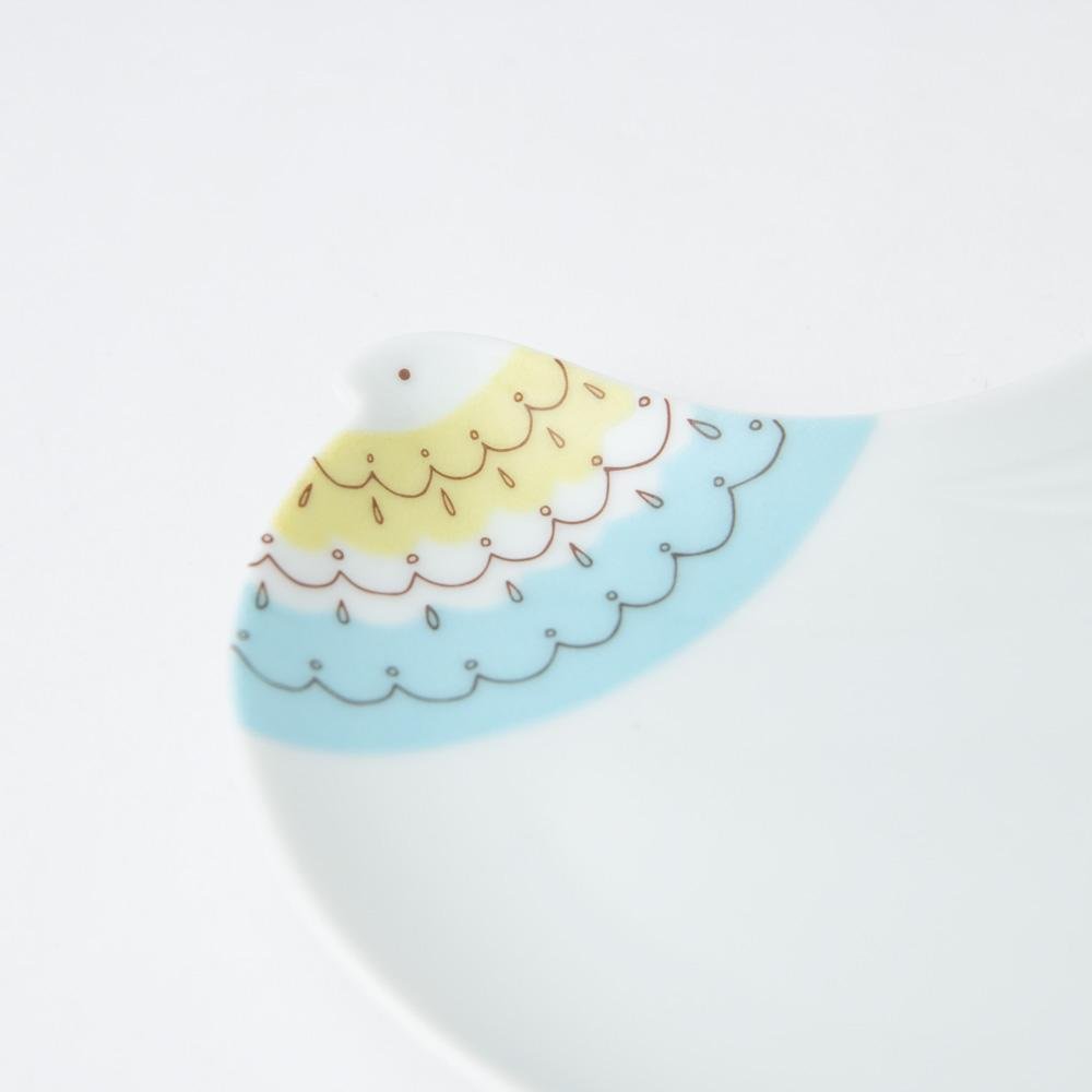 Harekutani Bird Round Plate - MUSUBI KILN - Quality Japanese Tableware and Gift