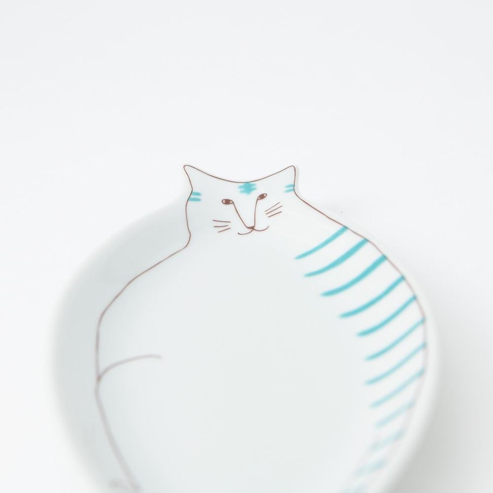 Harekutani Cat Plate - MUSUBI KILN - Quality Japanese Tableware and Gift