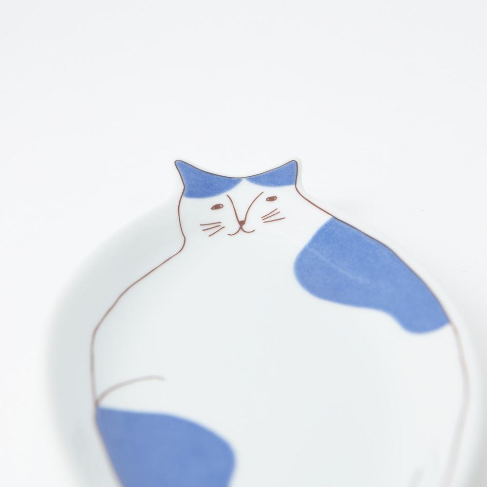 Harekutani Cat Plate - MUSUBI KILN - Quality Japanese Tableware and Gift