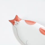 Harekutani Cat Sauce Plate - MUSUBI KILN - Quality Japanese Tableware and Gift