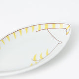 Harekutani Cat Sauce Plate - MUSUBI KILN - Quality Japanese Tableware and Gift