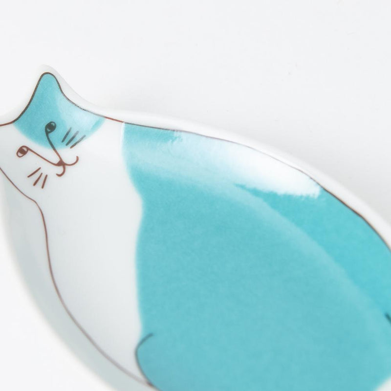 Harekutani Cat Sauce Plate - MUSUBI KILN - Quality Japanese Tableware and Gift