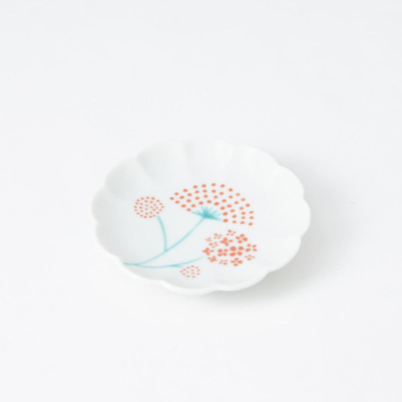 Harekutani Flower Sauce Plate Set - MUSUBI KILN - Quality Japanese Tableware and Gift