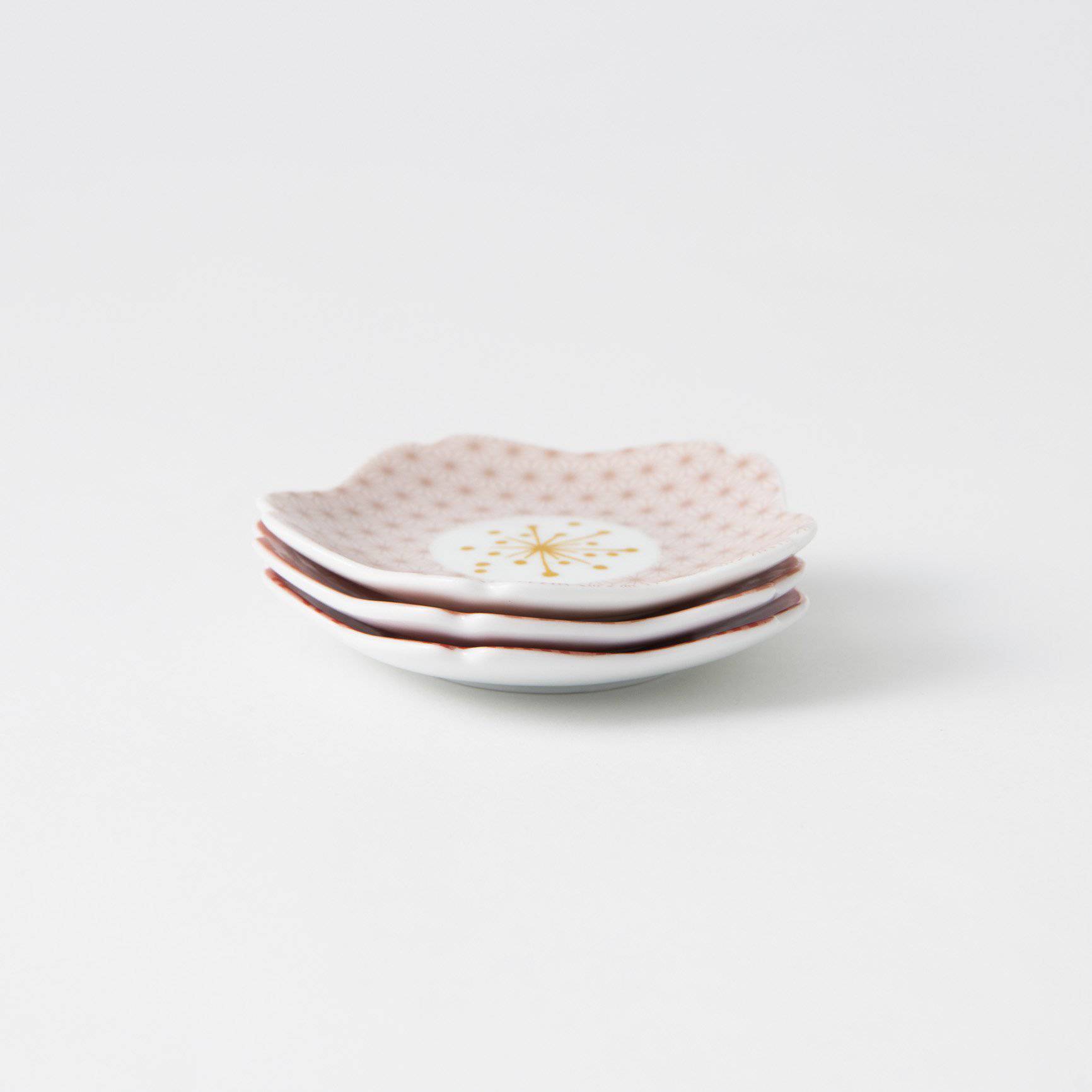 Harekutani Sakura Sauce Plate - MUSUBI KILN - Quality Japanese Tableware and Gift