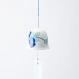 Hataman Touen Iro - Nabeshima Morning Glory Imari Nabeshima Ware Long Wind Bell - MUSUBI KILN - Quality Japanese Tableware and Gift