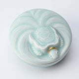 Hataman Touen Moist Gold Turtle Imari Nabeshima Ware Small Box - MUSUBI KILN - Quality Japanese Tableware and Gift