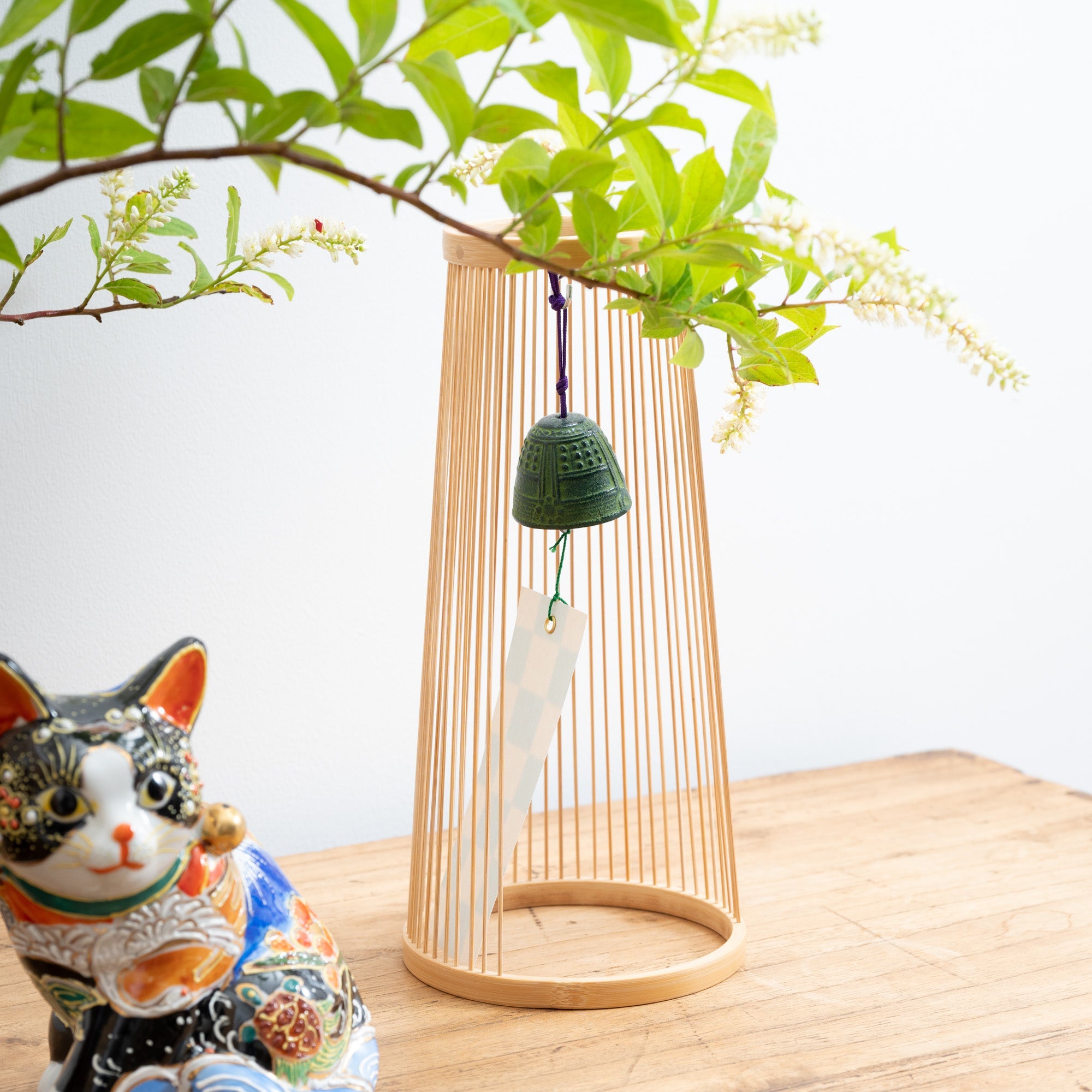 Hatsukaze Suruga Bamboo Basketry Wind Bell - MUSUBI KILN - Quality Japanese Tableware and Gift