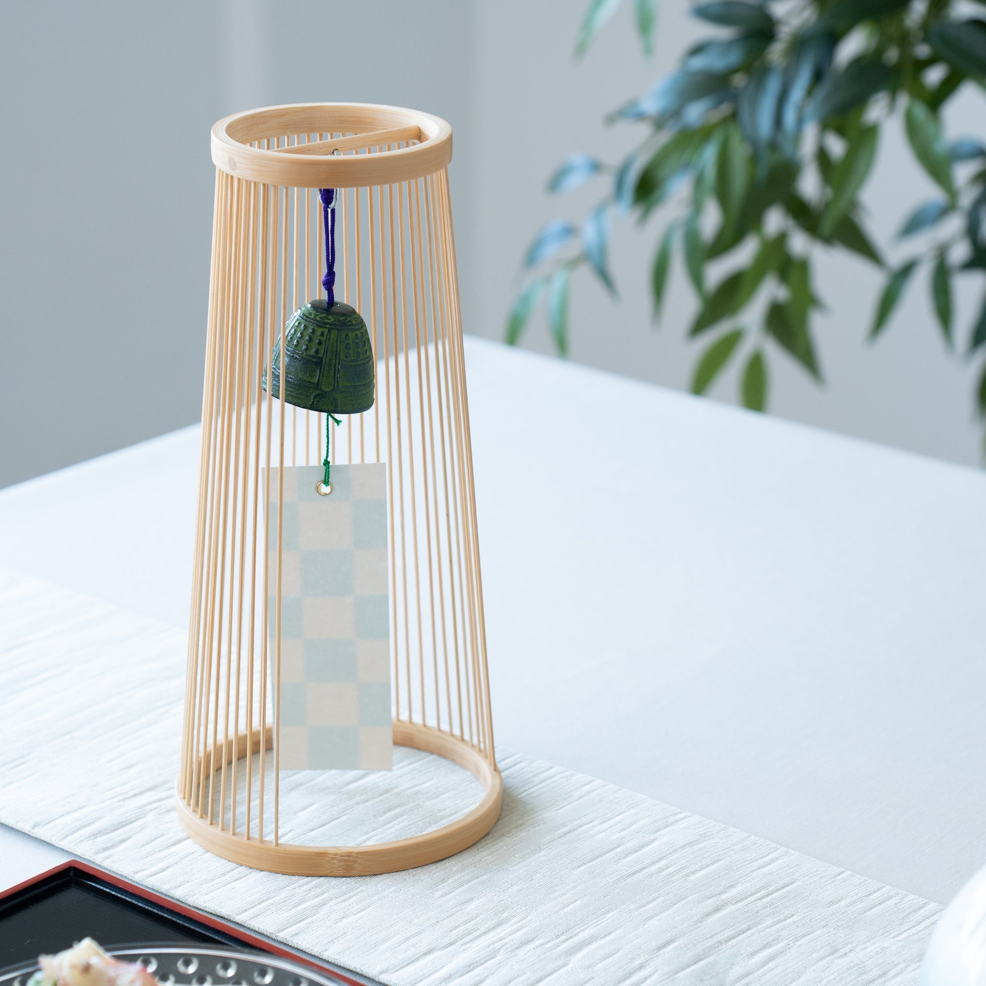 Hatsukaze Suruga Bamboo Basketry Wind Bell - MUSUBI KILN - Quality Japanese Tableware and Gift