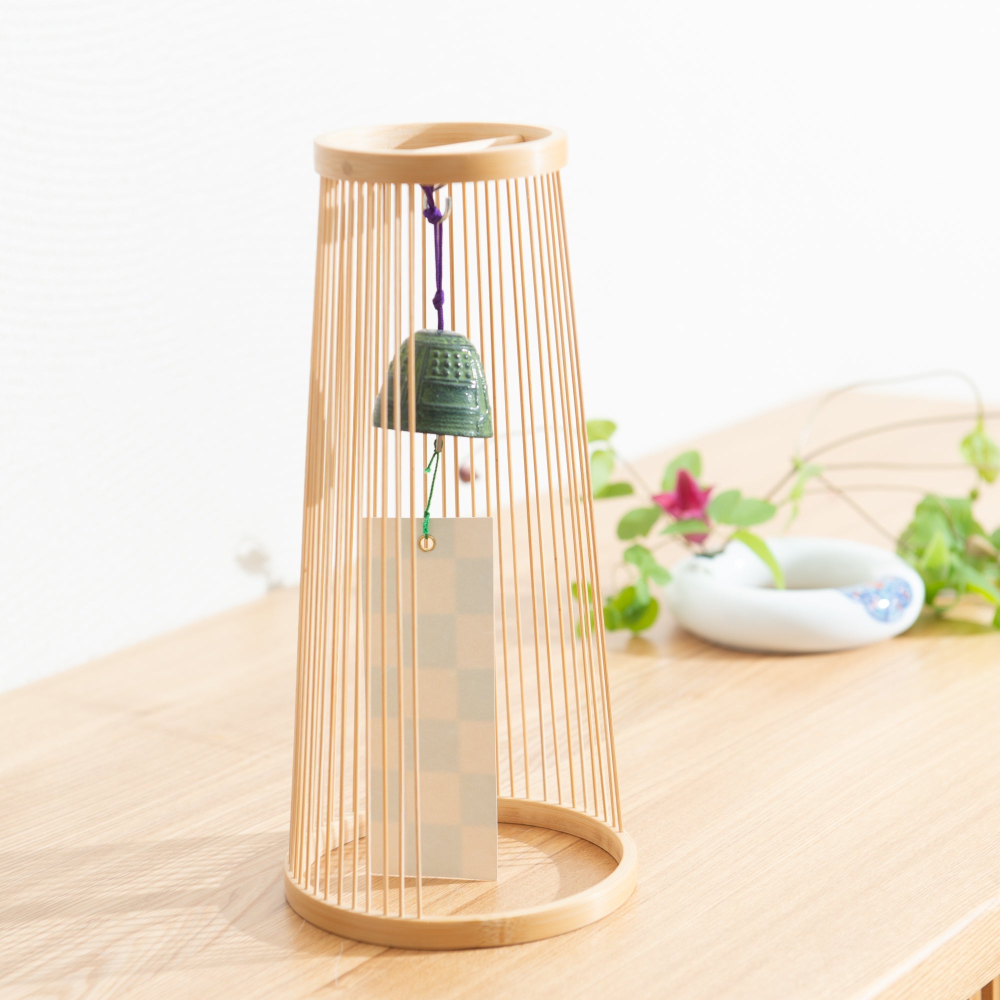 Hatsukaze Suruga Bamboo Basketry Wind Bell - MUSUBI KILN - Quality Japanese Tableware and Gift