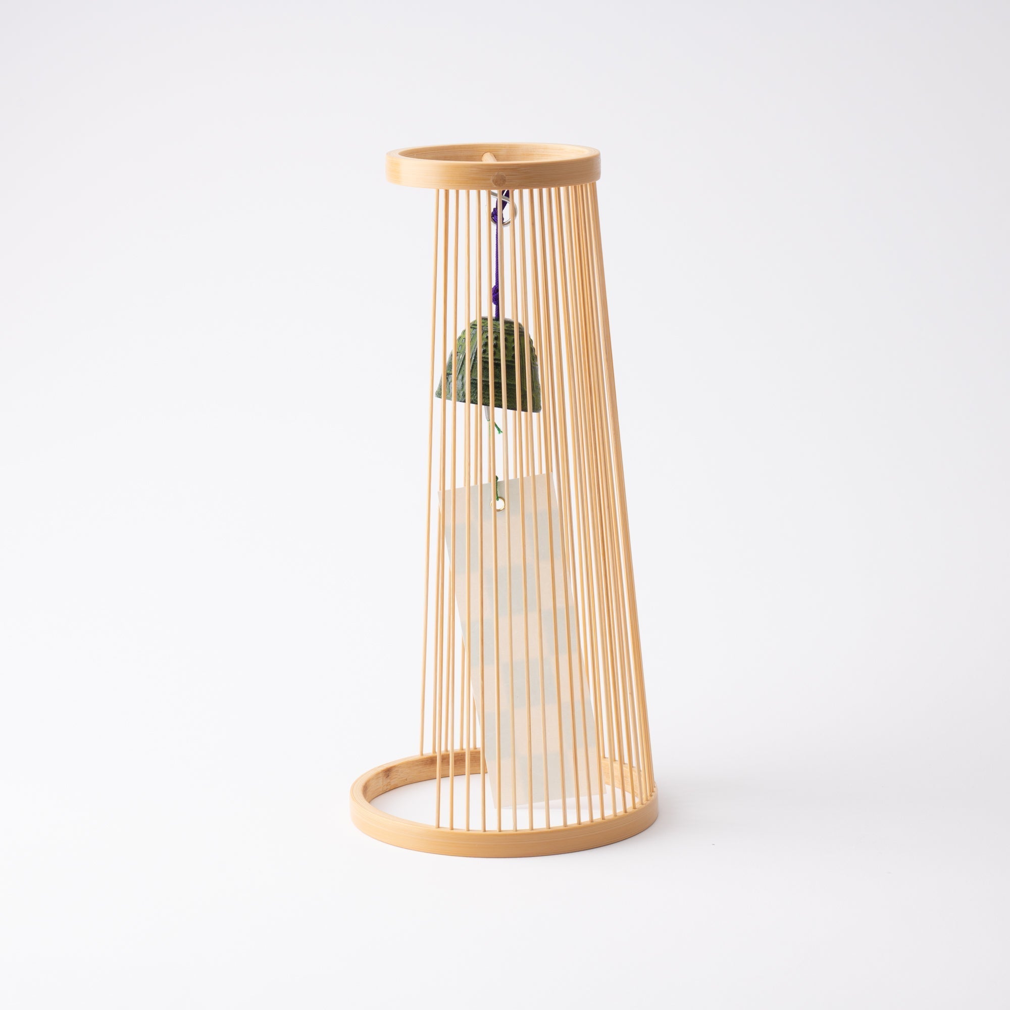 Hatsukaze Suruga Bamboo Basketry Wind Bell - MUSUBI KILN - Quality Japanese Tableware and Gift