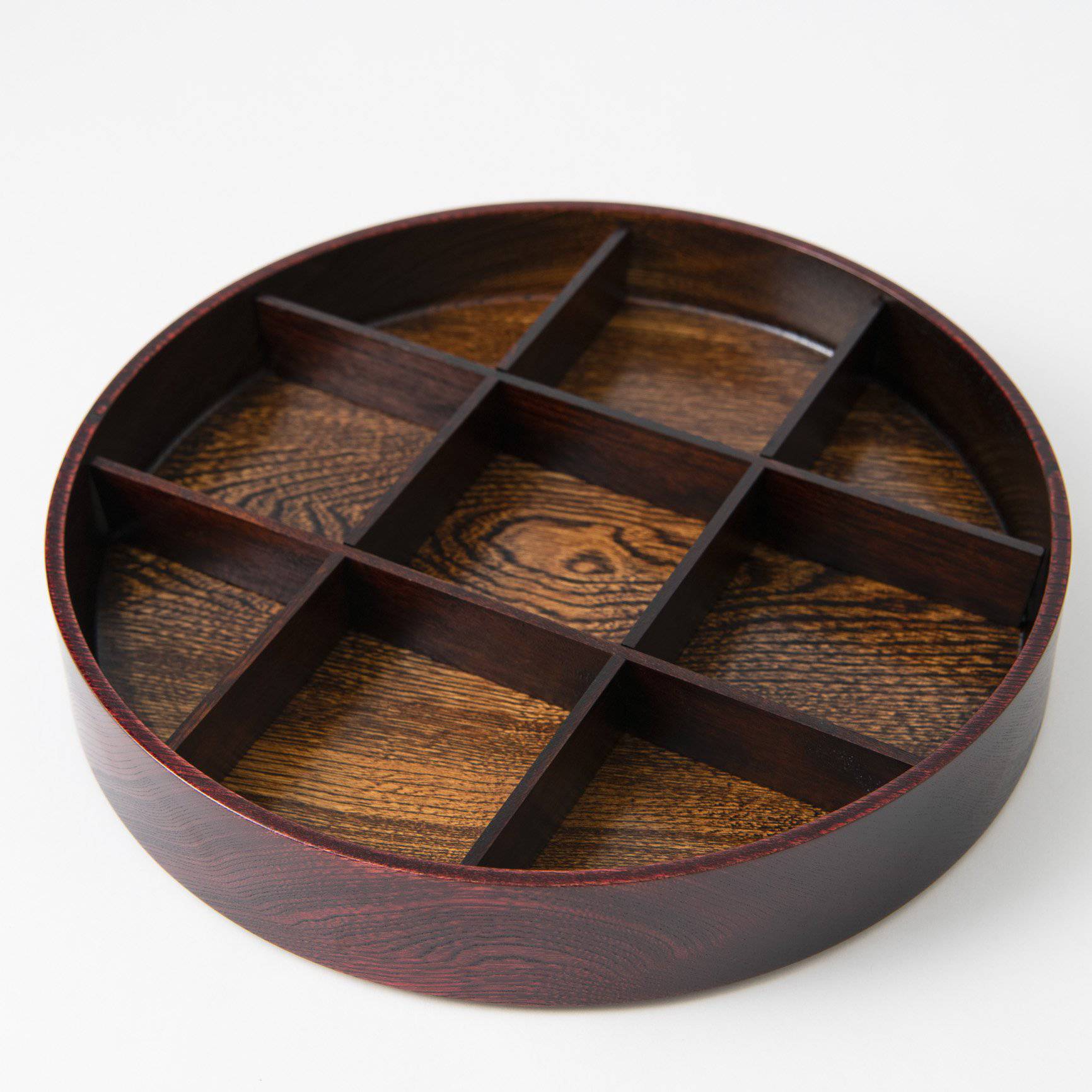 Hibiki Yamanaka Lacquerware box with dividers - MUSUBI KILN - Quality Japanese Tableware and Gift