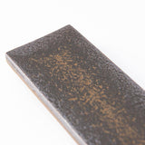 Hibino Ash Glaze Mino Ware Long Rectangle Plate 13.2in - MUSUBI KILN - Quality Japanese Tableware and Gift