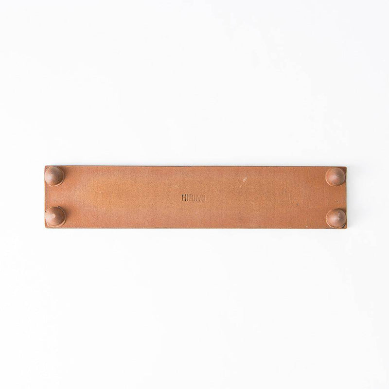 Hibino Ash Glaze Mino Ware Long Rectangle Plate 13.2in - MUSUBI KILN - Quality Japanese Tableware and Gift