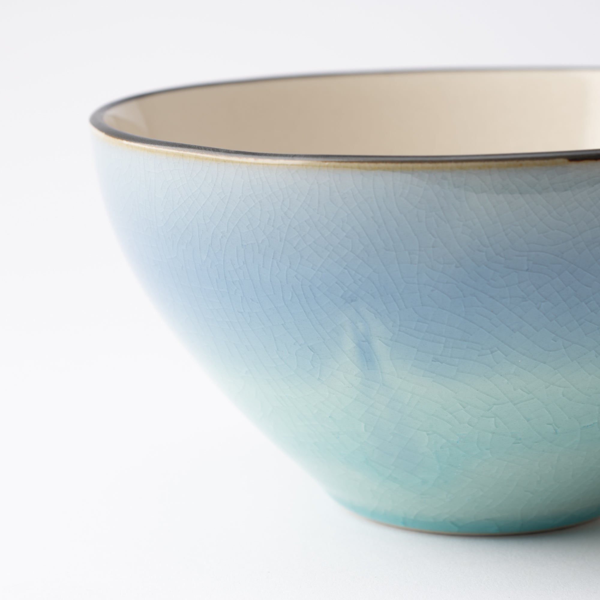 Hibino Blue Gradation Modern Mino Ware Bowl M - MUSUBI KILN - Quality Japanese Tableware and Gift