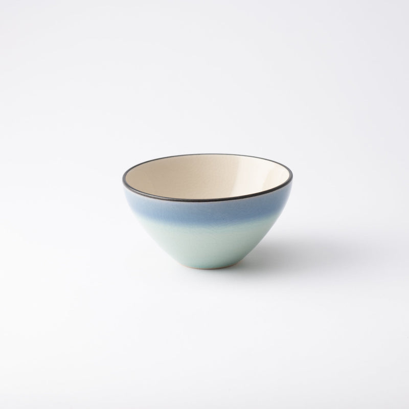 Hibino Blue Gradation Modern Mino Ware Bowl S - MUSUBI KILN - Quality Japanese Tableware and Gift