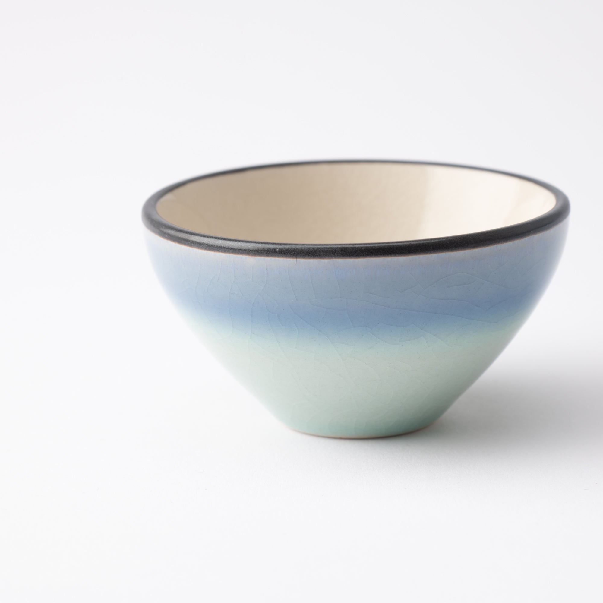 Hibino Blue Gradation Modern Mino Ware Small Kobachi Bowl SS - MUSUBI KILN - Quality Japanese Tableware and Gift