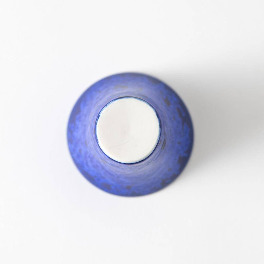 Hibino Crystalline Glaze Mino Ware Ochoko Sake Cup - MUSUBI KILN - Quality Japanese Tableware and Gift