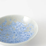 Hibino Crystalline Glaze Mino Ware Sakazuki Flat Sake Cup - MUSUBI KILN - Quality Japanese Tableware and Gift