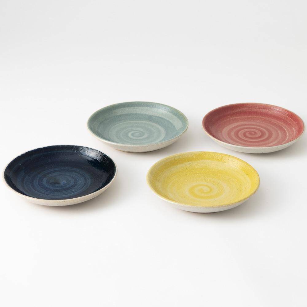 Hibino Foodie Mino Ware Round Plate 6in - MUSUBI KILN - Quality Japanese Tableware and Gift