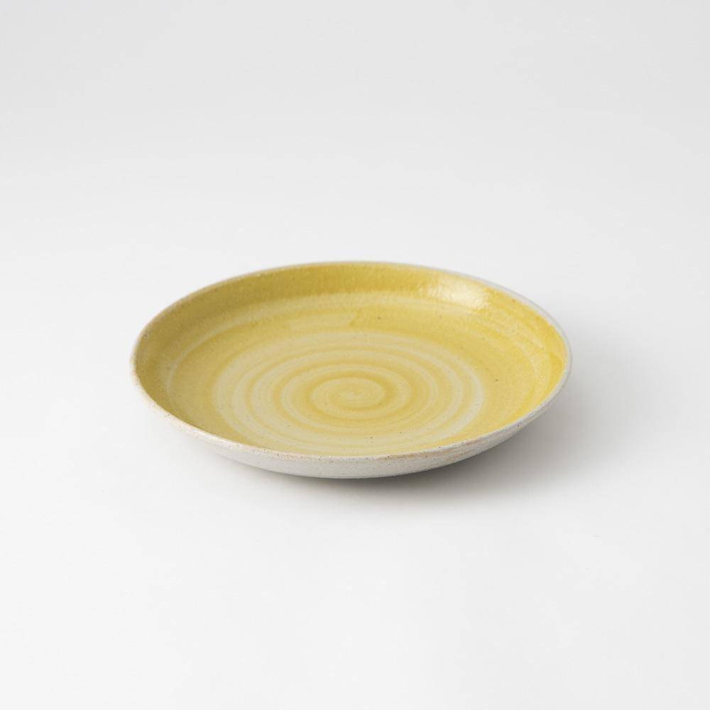 Hibino Foodie Mino Ware Round Plate 8.2in - MUSUBI KILN - Quality Japanese Tableware and Gift