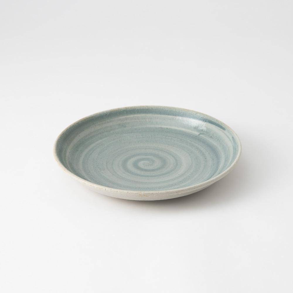 Hibino Foodie Mino Ware Round Plate 8.2in - MUSUBI KILN - Quality Japanese Tableware and Gift