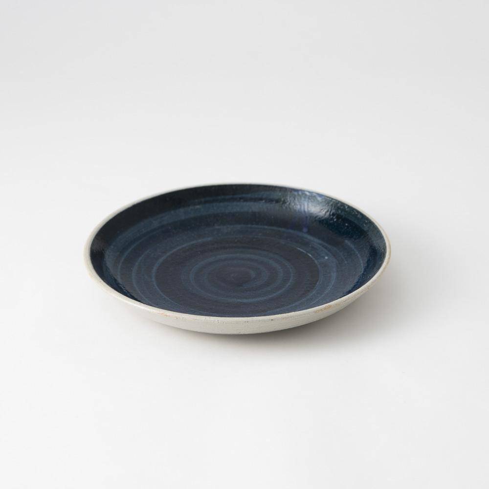 Hibino Foodie Mino Ware Round Plate 8.2in - MUSUBI KILN - Quality Japanese Tableware and Gift