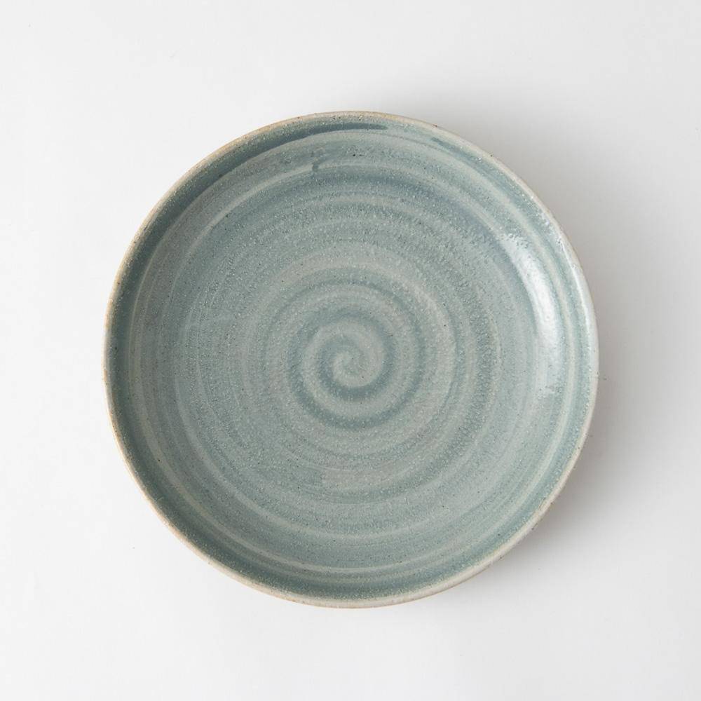 Hibino Foodie Mino Ware Round Plate 8.2in - MUSUBI KILN - Quality Japanese Tableware and Gift