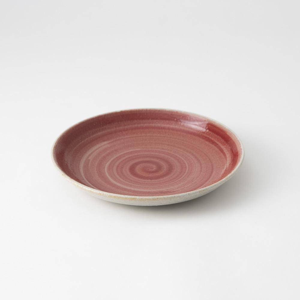 Hibino Foodie Mino Ware Round Plate 8.2in - MUSUBI KILN - Quality Japanese Tableware and Gift