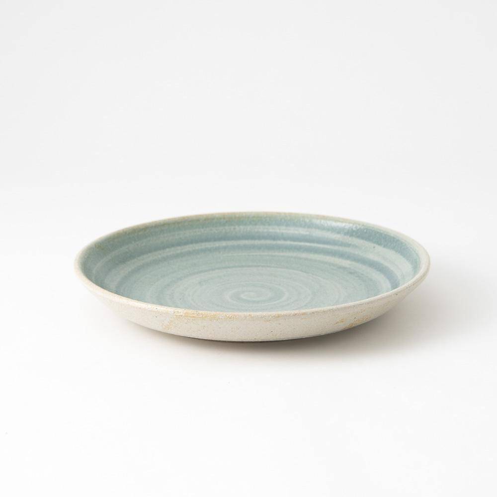 Hibino Foodie Mino Ware Round Plate 9.9in - MUSUBI KILN - Quality Japanese Tableware and Gift