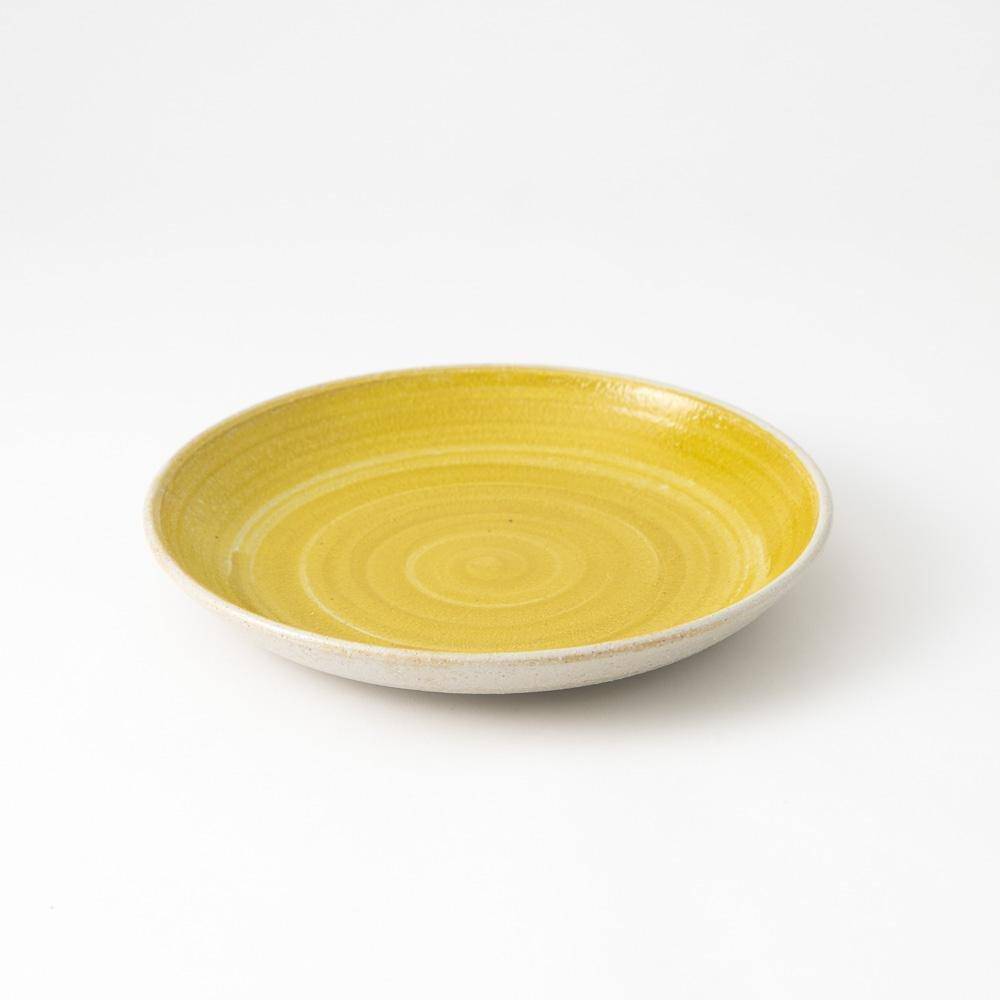 Hibino Foodie Mino Ware Round Plate 9.9in - MUSUBI KILN - Quality Japanese Tableware and Gift