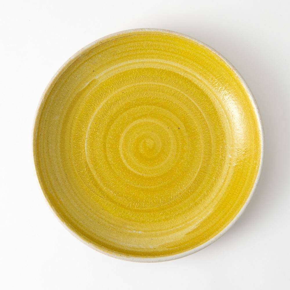 Hibino Foodie Mino Ware Round Plate 9.9in - MUSUBI KILN - Quality Japanese Tableware and Gift