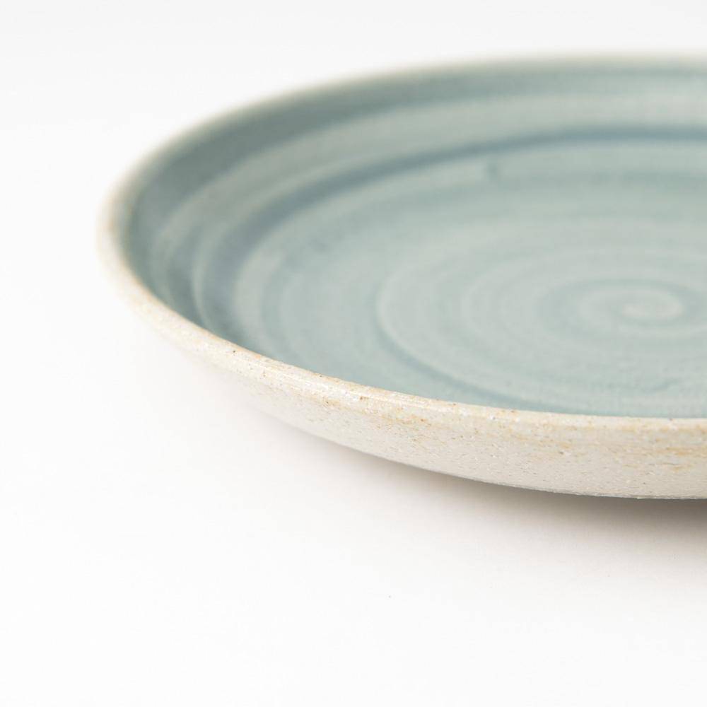 Hibino Foodie Mino Ware Round Plate 9.9in - MUSUBI KILN - Quality Japanese Tableware and Gift