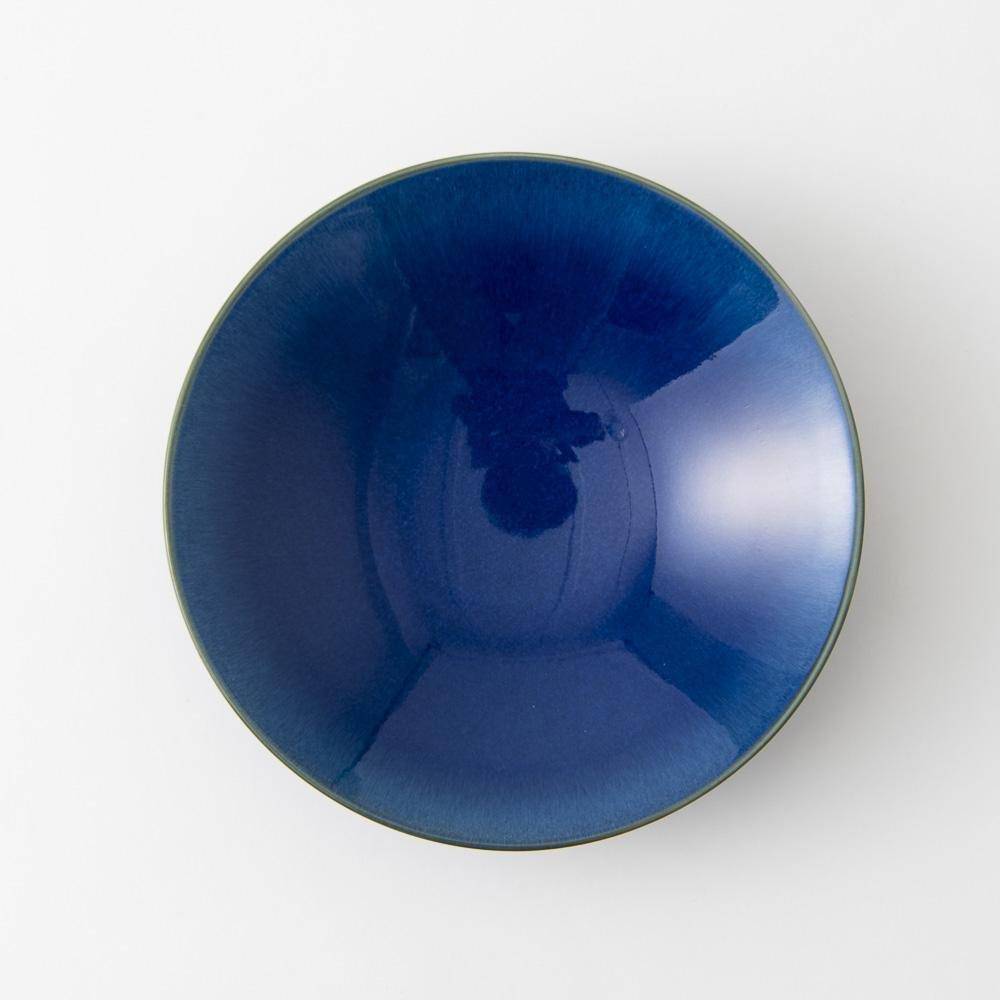 Hibino Grand Bleu Coop Mino Ware Round Plate S - MUSUBI KILN - Quality Japanese Tableware and Gift