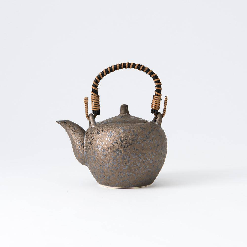 Hibino Kahala Mino Ware Earthenware Japanese Teapot 13.5oz (400ml) - MUSUBI KILN - Quality Japanese Tableware and Gift