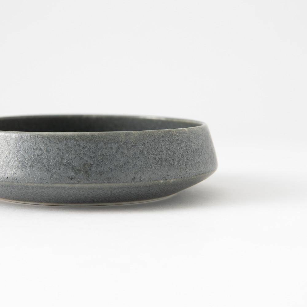 Hibino Kanoa Gray Mino Ware Bowl 6.3in - MUSUBI KILN - Quality Japanese Tableware and Gift