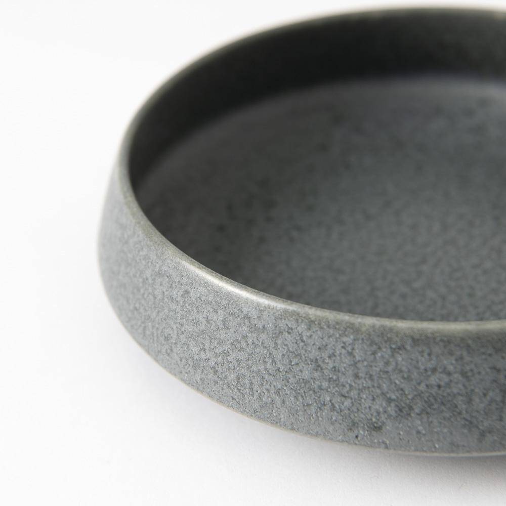 Hibino Kanoa Gray Mino Ware Bowl 6.3in - MUSUBI KILN - Quality Japanese Tableware and Gift