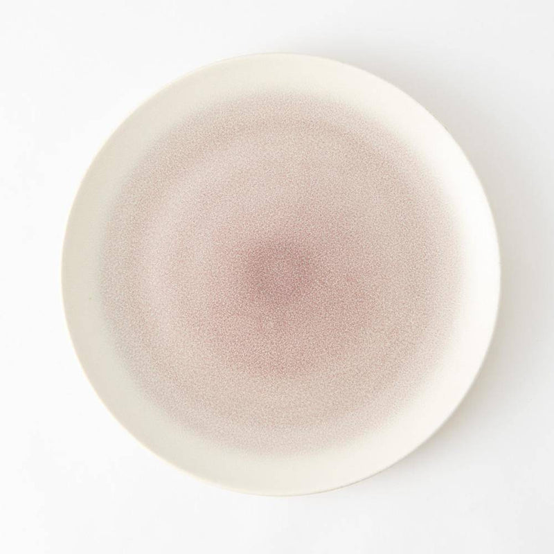 Hibino Peacock Mino Ware Round Plate - MUSUBI KILN - Quality Japanese Tableware and Gift