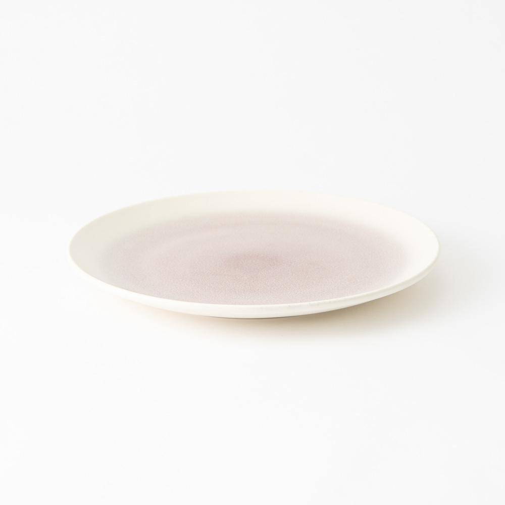 Hibino Peacock Mino Ware Round Plate - MUSUBI KILN - Quality Japanese Tableware and Gift