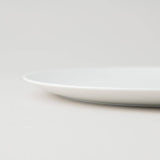 Hibino Stone Rich White Mino Ware Round Plate 9.2in - MUSUBI KILN - Quality Japanese Tableware and Gift