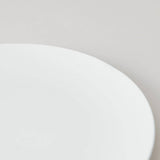 Hibino Stone Rich White Mino Ware Round Plate 9.2in - MUSUBI KILN - Quality Japanese Tableware and Gift